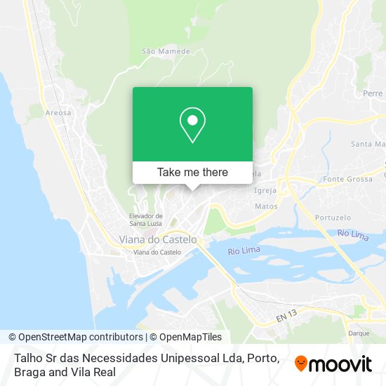 Talho Sr das Necessidades Unipessoal Lda mapa