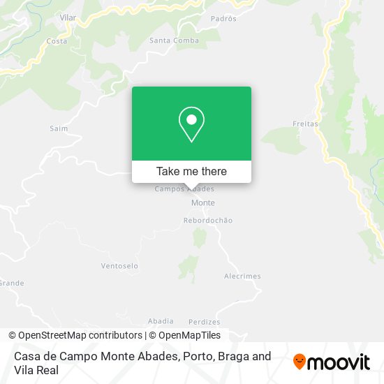 Casa de Campo Monte Abades mapa