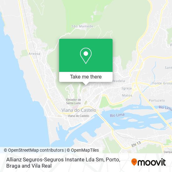 Allianz Seguros-Seguros Instante Lda Sm mapa