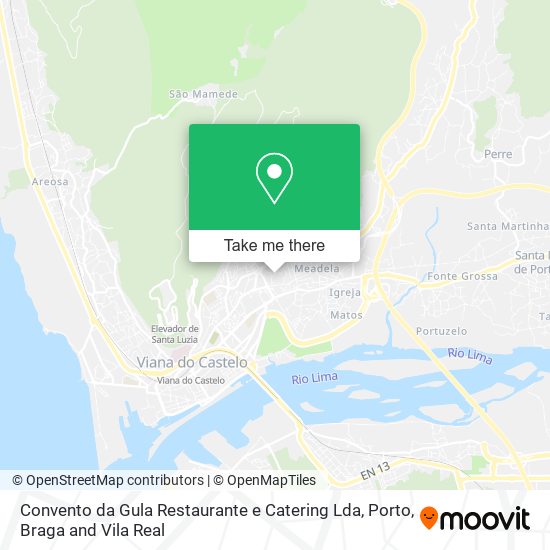 Convento da Gula Restaurante e Catering Lda mapa