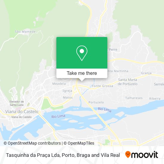 Tasquinha da Praça Lda mapa