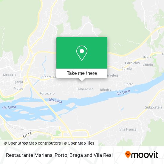 Restaurante Mariana mapa