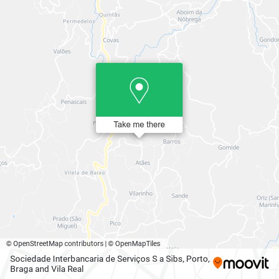 Sociedade Interbancaria de Serviços S a Sibs map