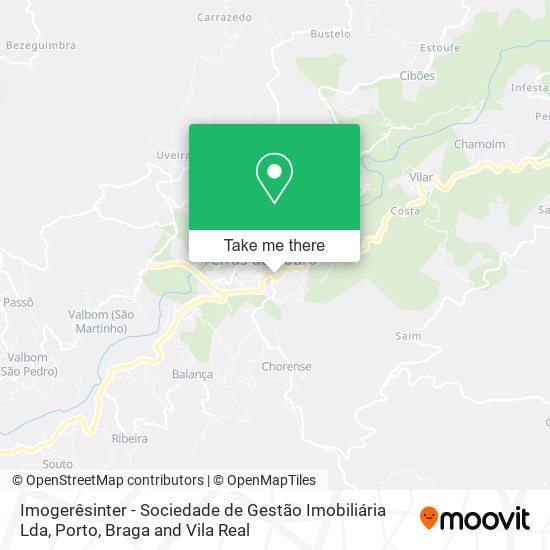 Imogerêsinter - Sociedade de Gestão Imobiliária Lda mapa