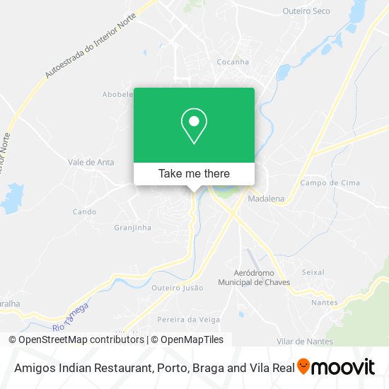 Amigos Indian Restaurant map