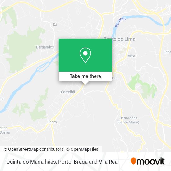 Quinta do Magalhães map