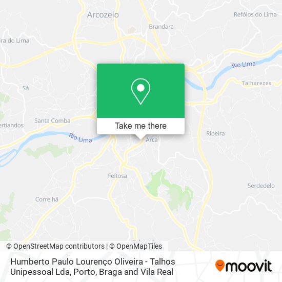 Humberto Paulo Lourenço Oliveira - Talhos Unipessoal Lda map