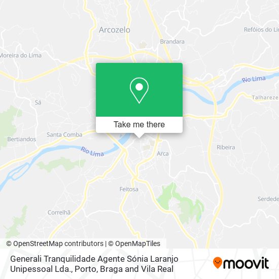 Generali Tranquilidade Agente Sónia Laranjo Unipessoal Lda. map