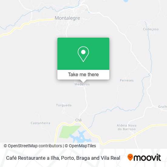 Café Restaurante a Ilha map