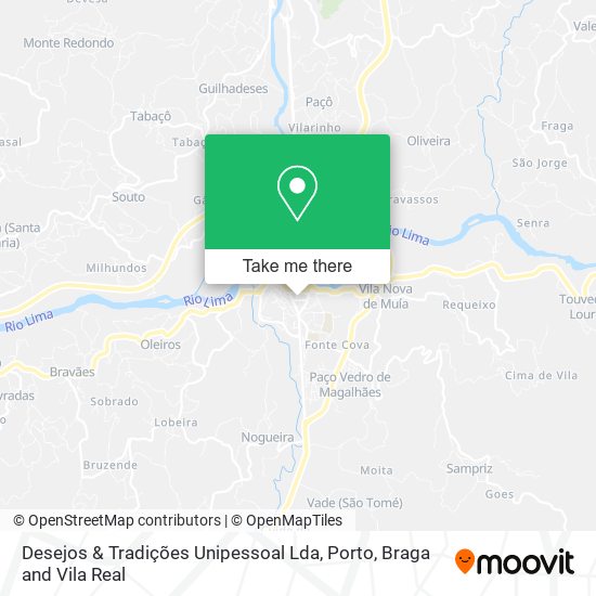 Desejos & Tradições Unipessoal Lda mapa