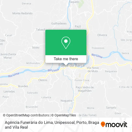 Agência Funerária do Lima, Unipessoal map