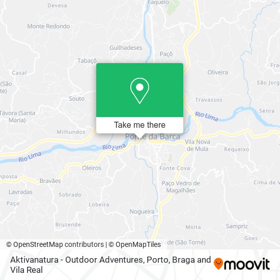 Aktivanatura - Outdoor Adventures mapa
