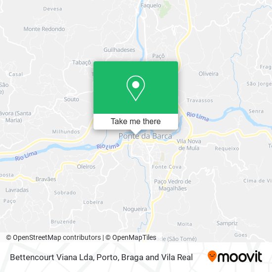 Bettencourt Viana Lda mapa