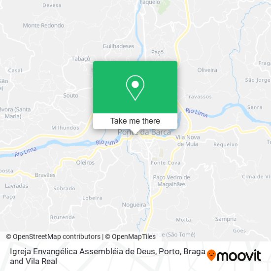Igreja Envangélica Assembléia de Deus mapa