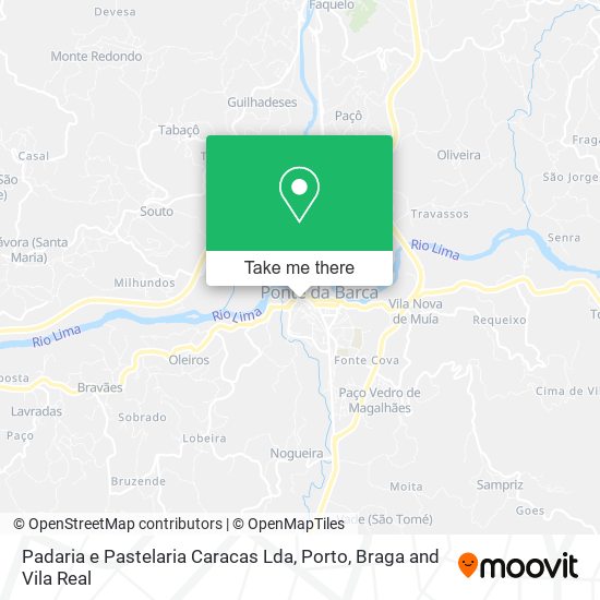 Padaria e Pastelaria Caracas Lda map