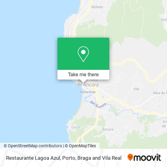 Restaurante Lagoa Azul mapa