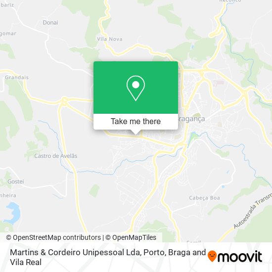 Martins & Cordeiro Unipessoal Lda mapa
