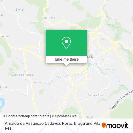 Arnaldo da Assunção Cadavez mapa