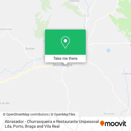 Abrasador - Churrasqueira e Restaurante Unipessoal Lda mapa