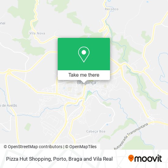 Pizza Hut Shopping mapa