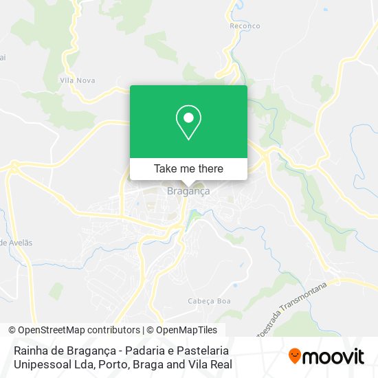 Rainha de Bragança - Padaria e Pastelaria Unipessoal Lda map