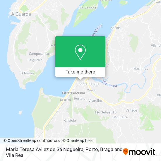 Maria Teresa Avilez de Sá Nogueira mapa