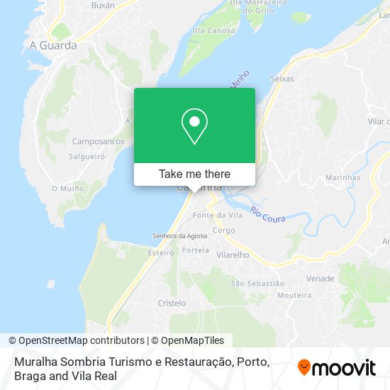 Muralha Sombria Turismo e Restauração map
