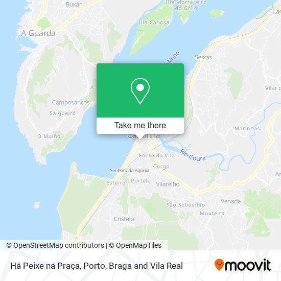 Há Peixe na Praça mapa
