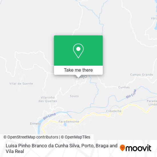 Luísa Pinho Branco da Cunha Silva map