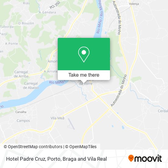 Hotel Padre Cruz mapa
