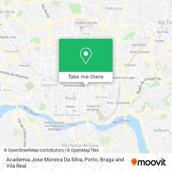 Academia Jose Moreira Da Silva map