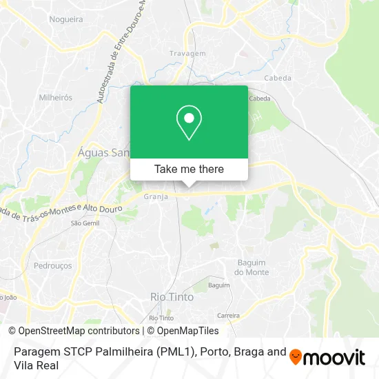 Paragem STCP Palmilheira (PML1) map