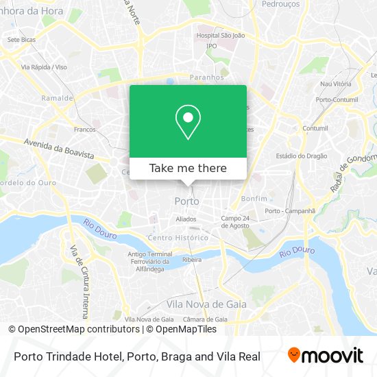 Porto Trindade Hotel map