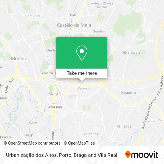 Urbanização dos Altos map
