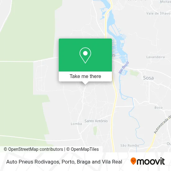 Auto Pneus Rodivagos map