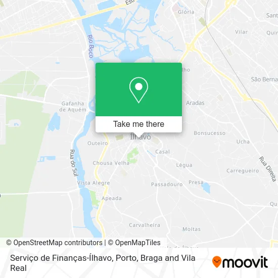 Serviço de Finanças-Ílhavo map