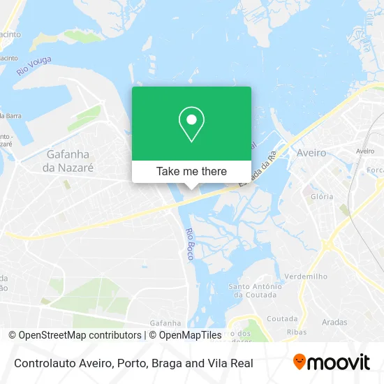 Controlauto Aveiro map