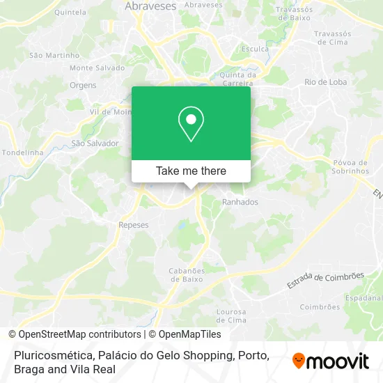 Pluricosmética, Palácio do Gelo Shopping map