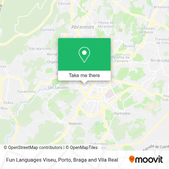 Fun Languages Viseu map