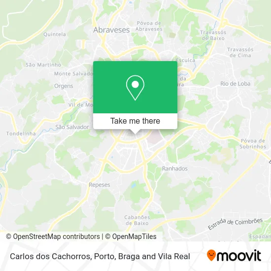 Carlos dos Cachorros map