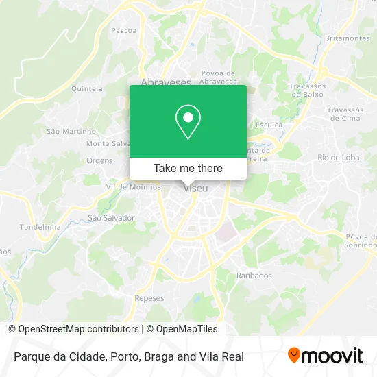 Parque da Cidade map