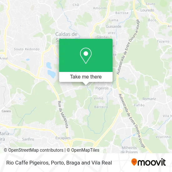 Rio Caffe Pigeiros map
