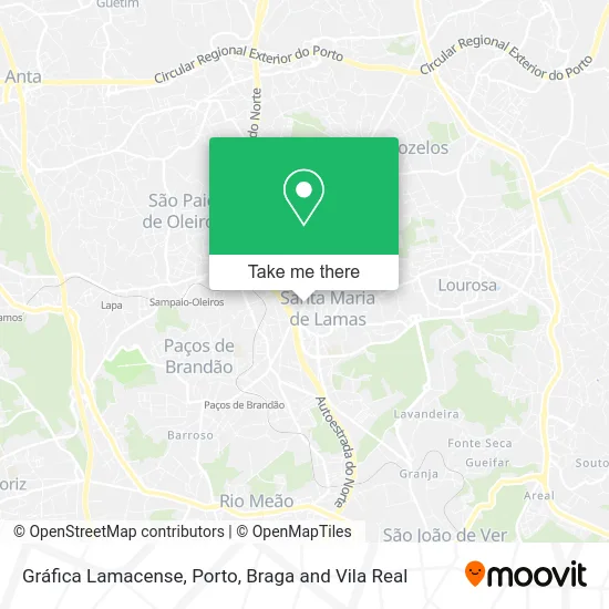 Gráfica Lamacense map