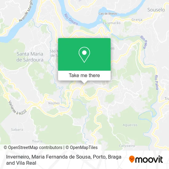 Inverneiro, Maria Fernanda de Sousa map
