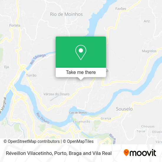 Réveillon Vilacetinho map