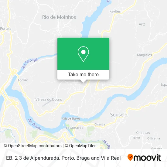 EB. 2 3 de Alpendurada map