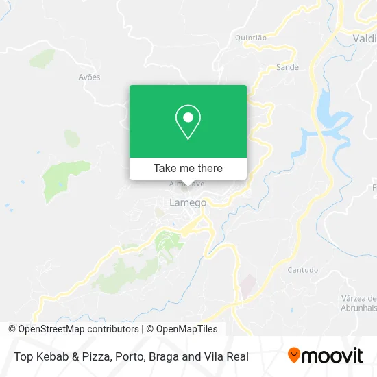 Top Kebab & Pizza map