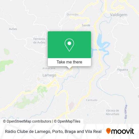 Rádio Clube de Lamego map