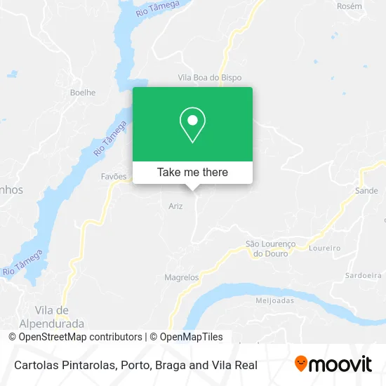 Cartolas Pintarolas map