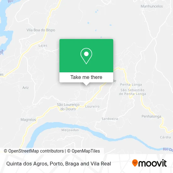 Quinta dos Agros map